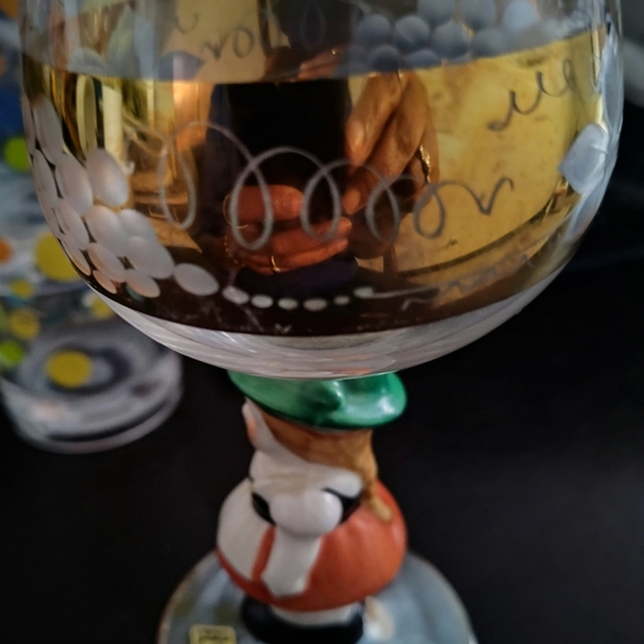 Vintage Goebel Hummel Figural Wine Glass - Picture 5 of 8